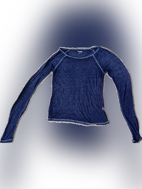 Mudd Tops - 💥 Mudd Blue Long Sleeve Top Tee Shirt Blouse Med
